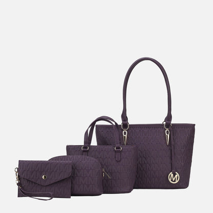 MKF Collection by Mia K. - Edelyn Signature Tote Bag and Set