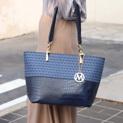 MKF Collection by Mia K. - Sasha Signature Tote Bag