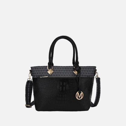 MKF Collection by Mia K. - Grace Signature Tote Bag