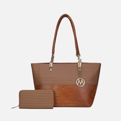 MKF Collection by Mia K. - Sasha Signature Tote Bag