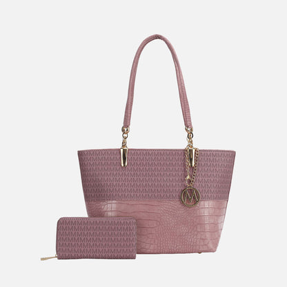 MKF Collection by Mia K. - Sasha Signature Tote Bag