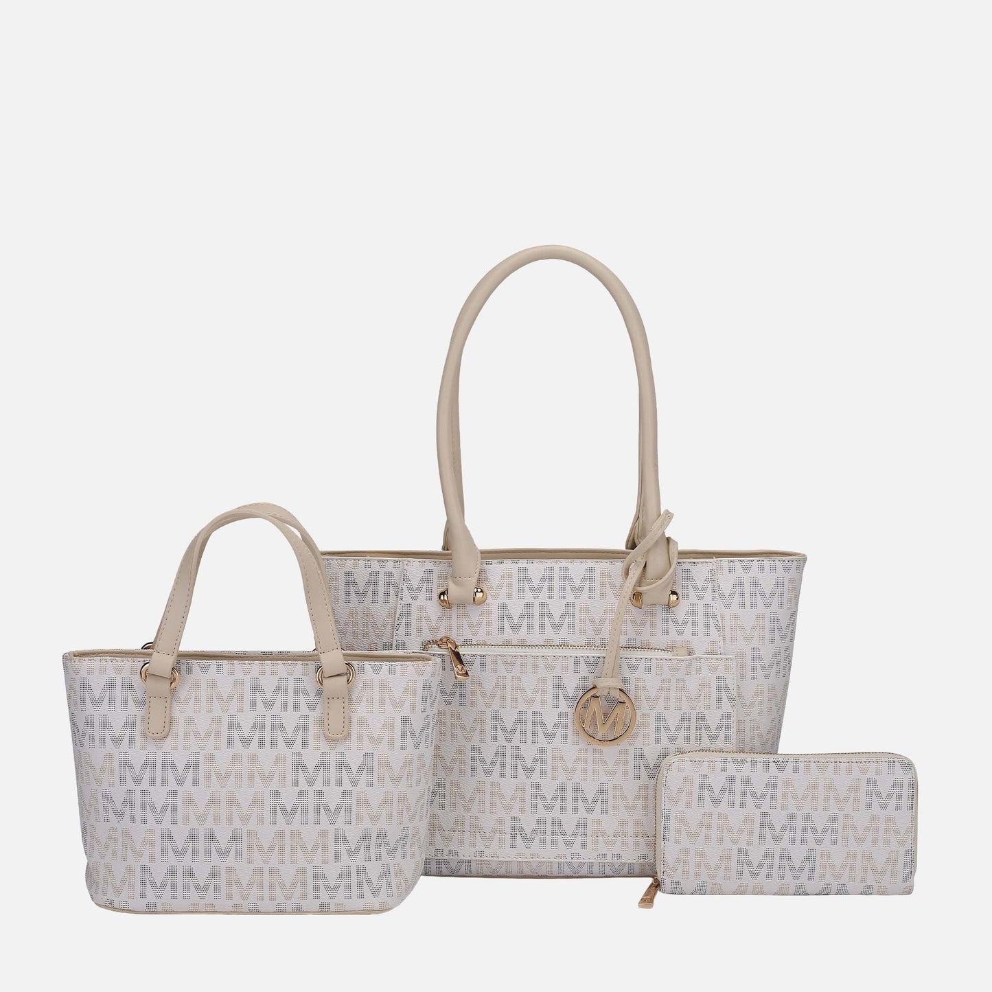MKF Collection by Mia K. - Lady II Signature Tote Bag and Set