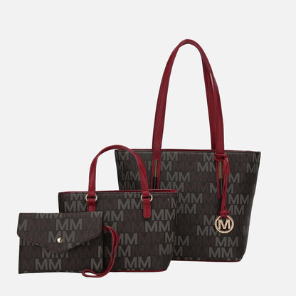 MKF Collection by Mia K. - Aylet  Signature Tote Bag and Set