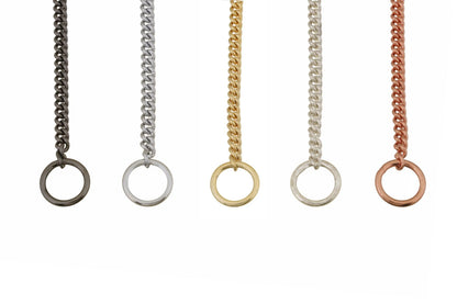 Slip Curve Show Chain Collar (10 in x 1.2 mm)