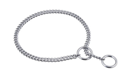 Slip Curve Show Chain Collar (10 in x 1.2 mm)