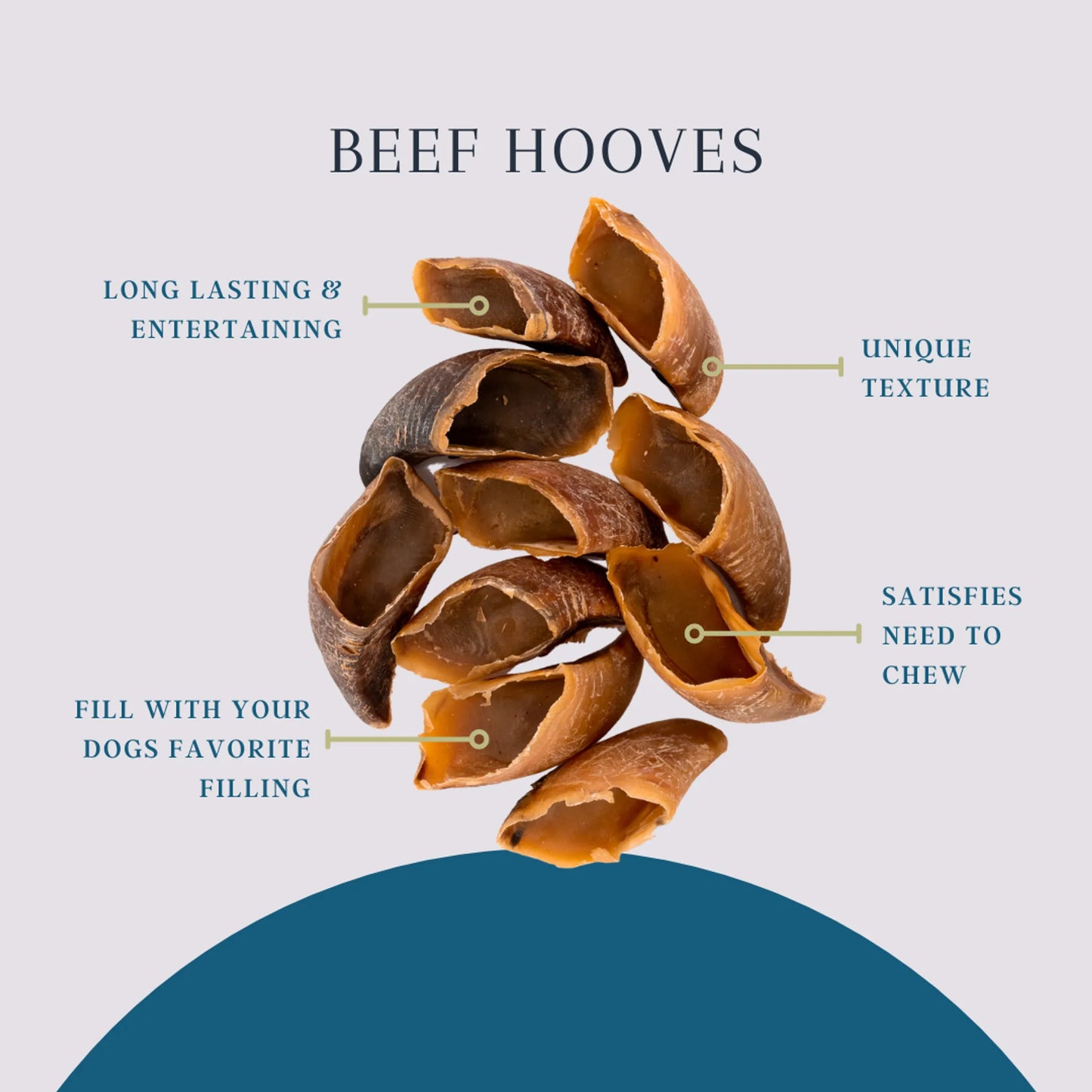 Platinum Pet Treats - Beef Hooves (Pack of 10)