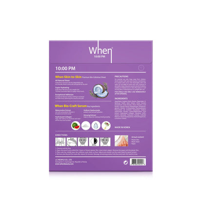 10:00 PM Anti-Aging Premium Bio-Cellulose Sheet Mask - When