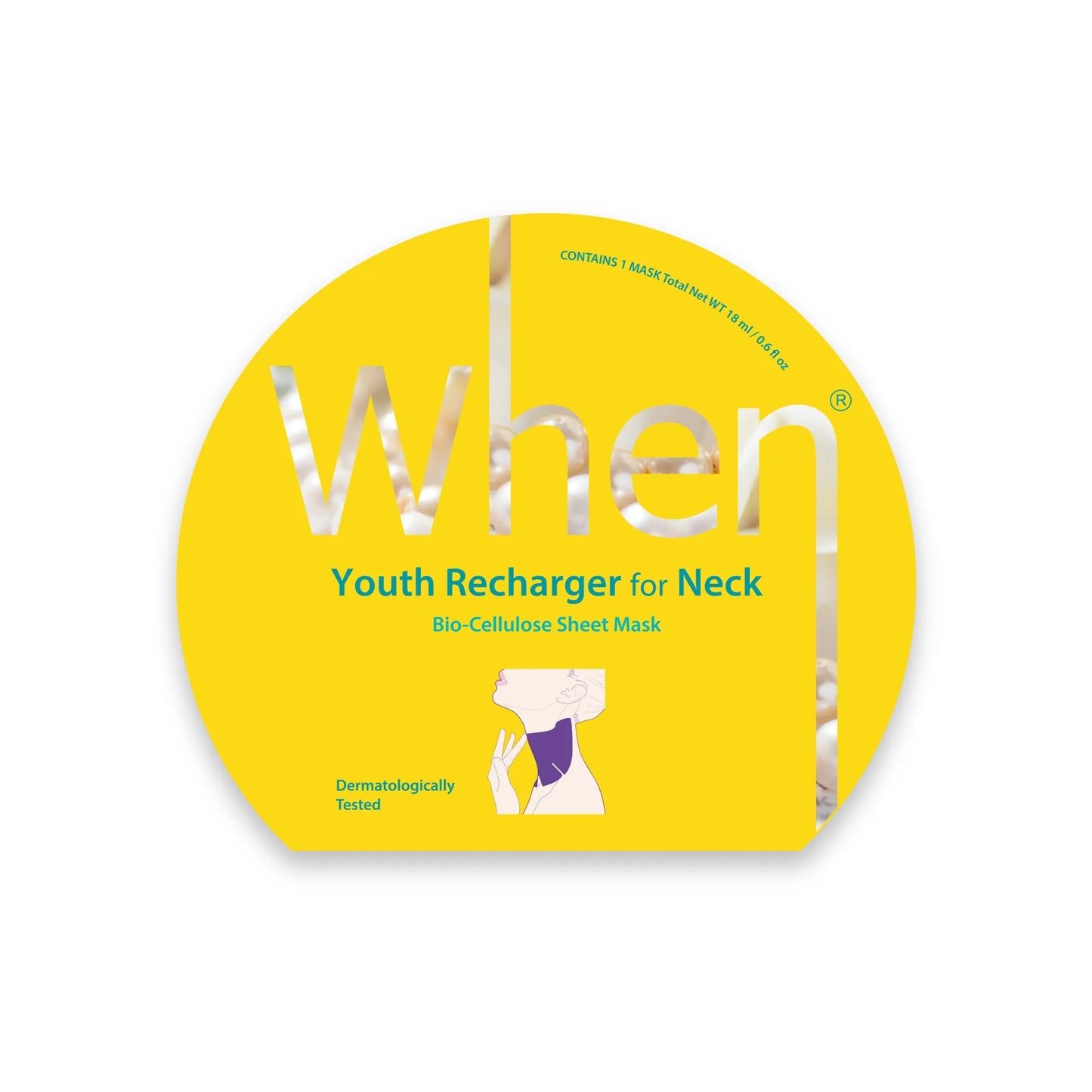 Youth Recharger for Neck Premium Bio-Cellulose Sheet Mask - When