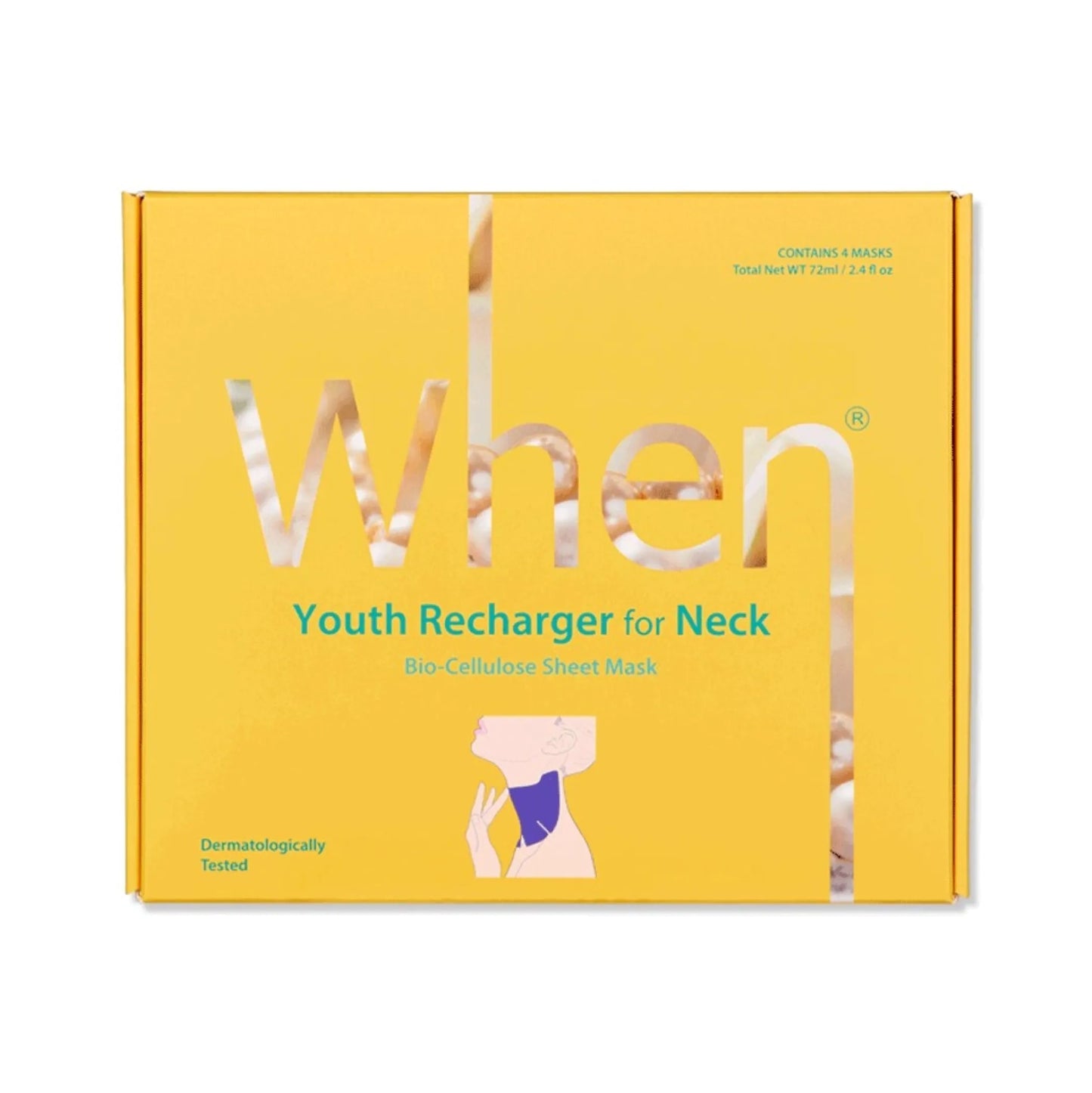 Youth Recharger for Neck Premium Bio-Cellulose Sheet Mask - When