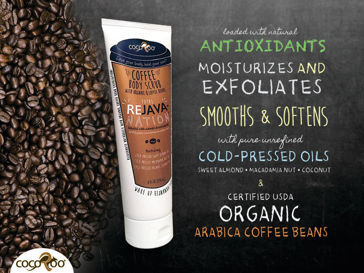 CocoRoo Total ReJAVAnation Coffee Scrub