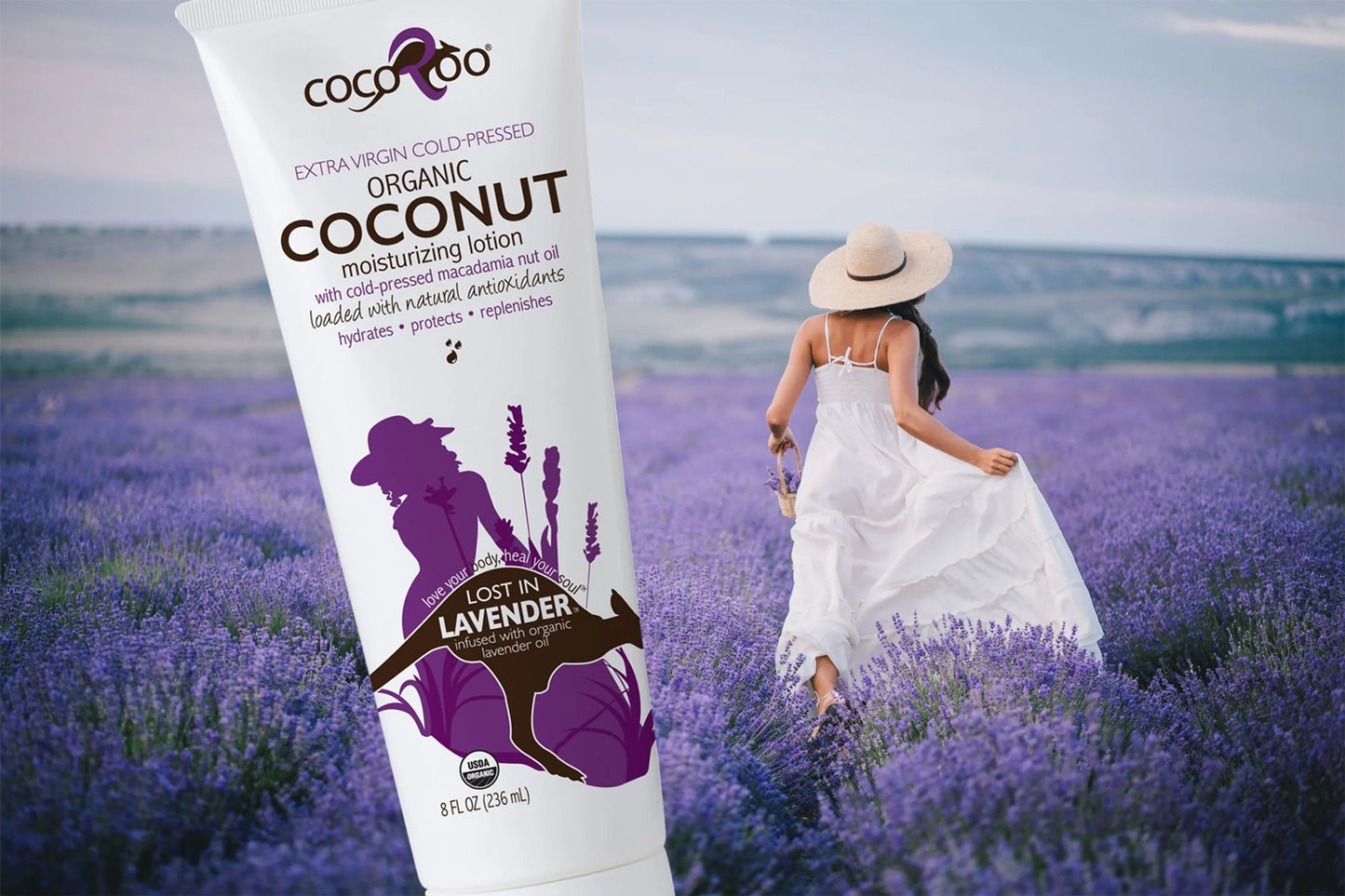 CocoRoo Lost in Lavender Organic Coconut Oil Moisturizer