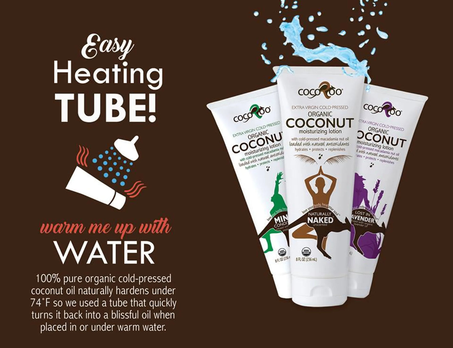 CocoRoo Naturally Naked Organic Coconut Oil Moisturizer