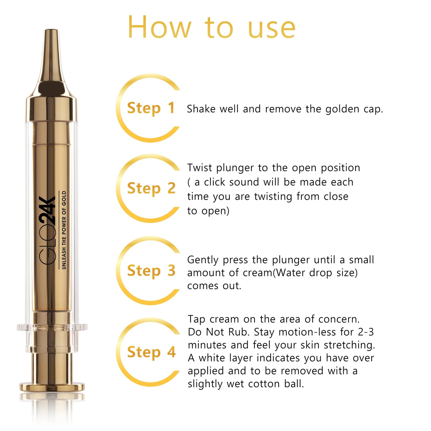 Express Non-Surgical Anti-Aging Facelift Cream with 24k Gold, Hyaluronic Acid, & Vitamins A, C, E