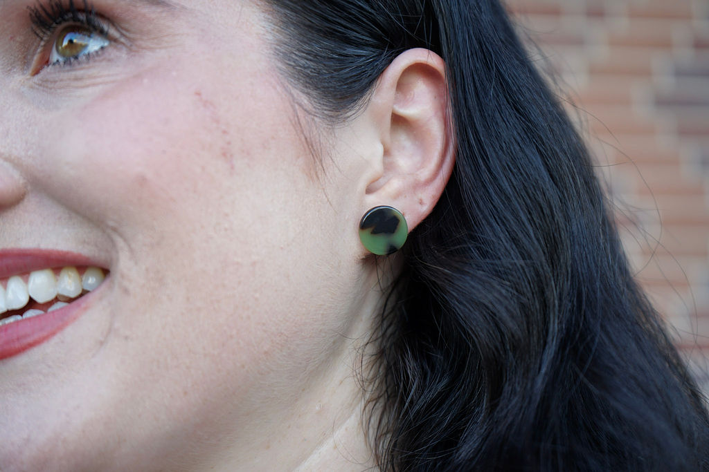 Sophie Studs - Olive Tortoise