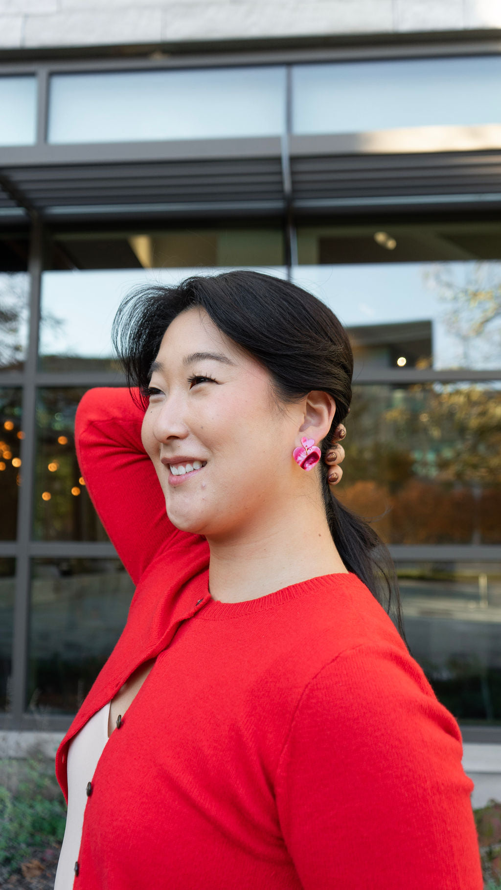 Darling Heart Earrings - Strawberry Fizz