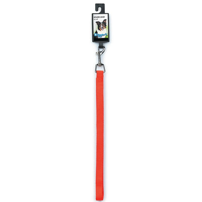 DGR 5/8in Nylon Lead 48in Neon Org