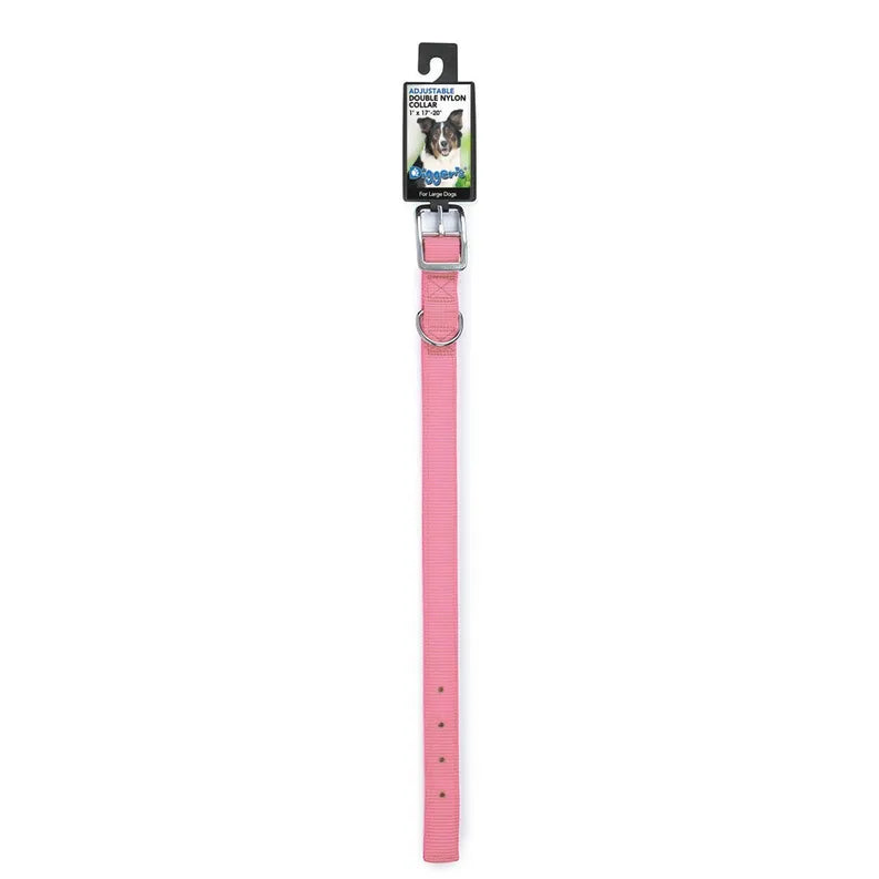 DGR 1in Nylon Collar 22in Pink