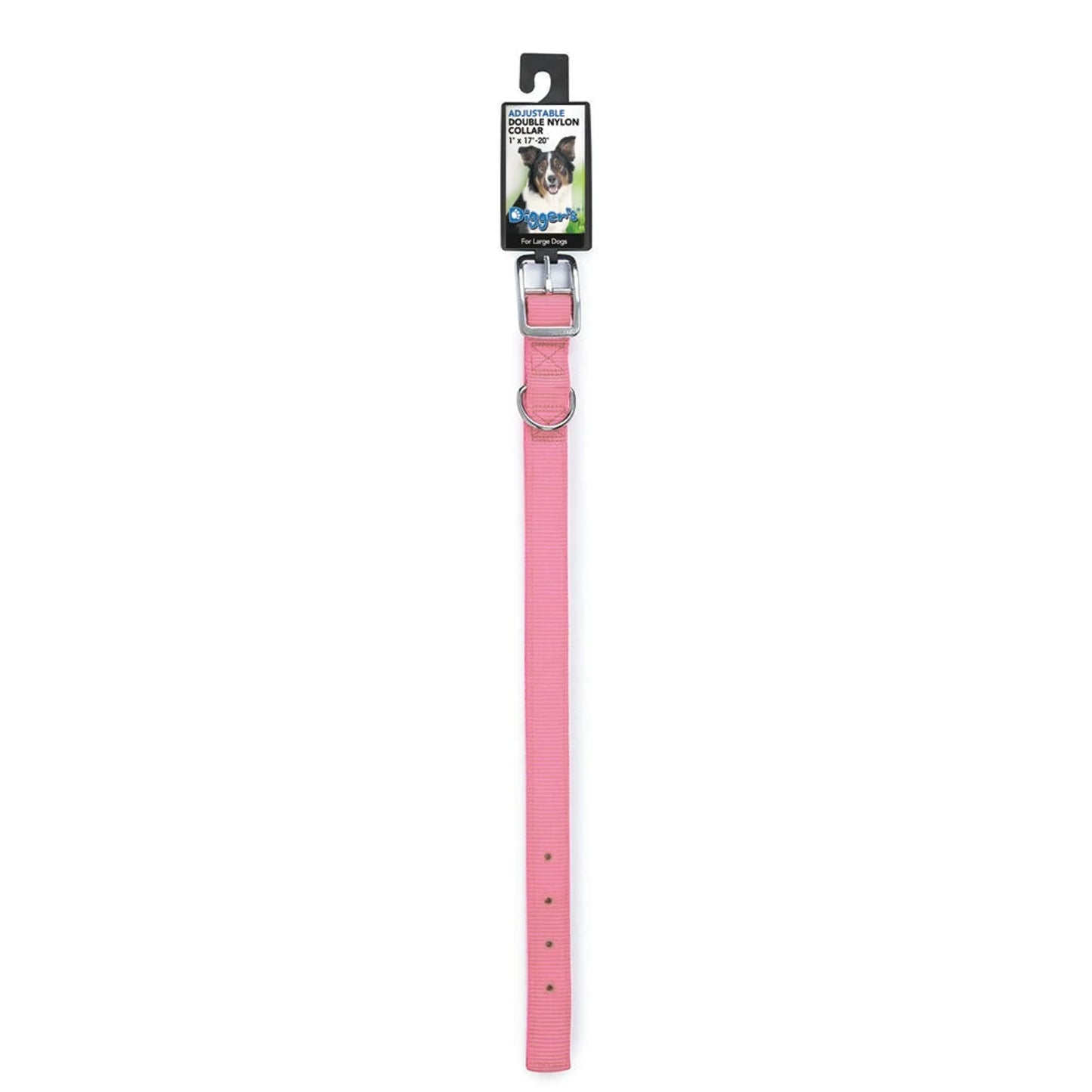 DGR 1in Nylon Collar 22in Pink