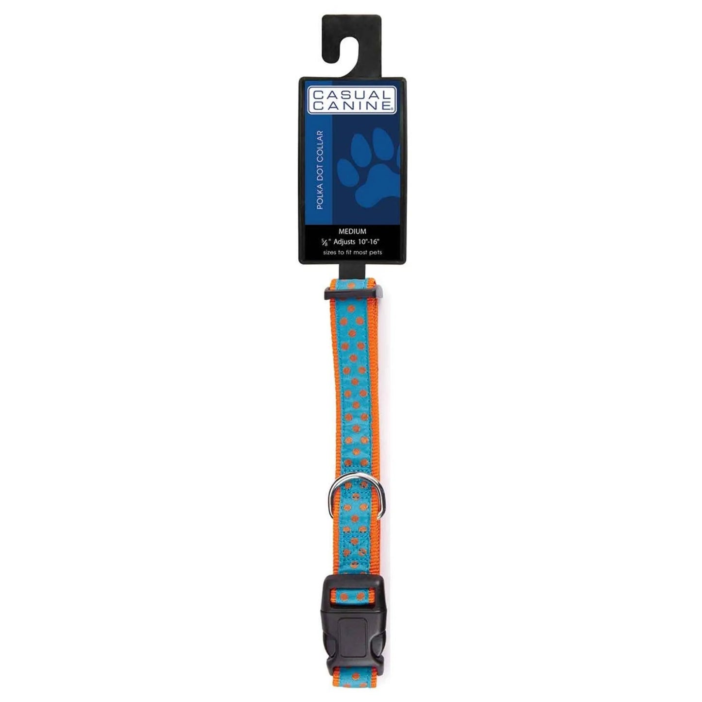 CC Polka Dot Collar 10-16In Grn