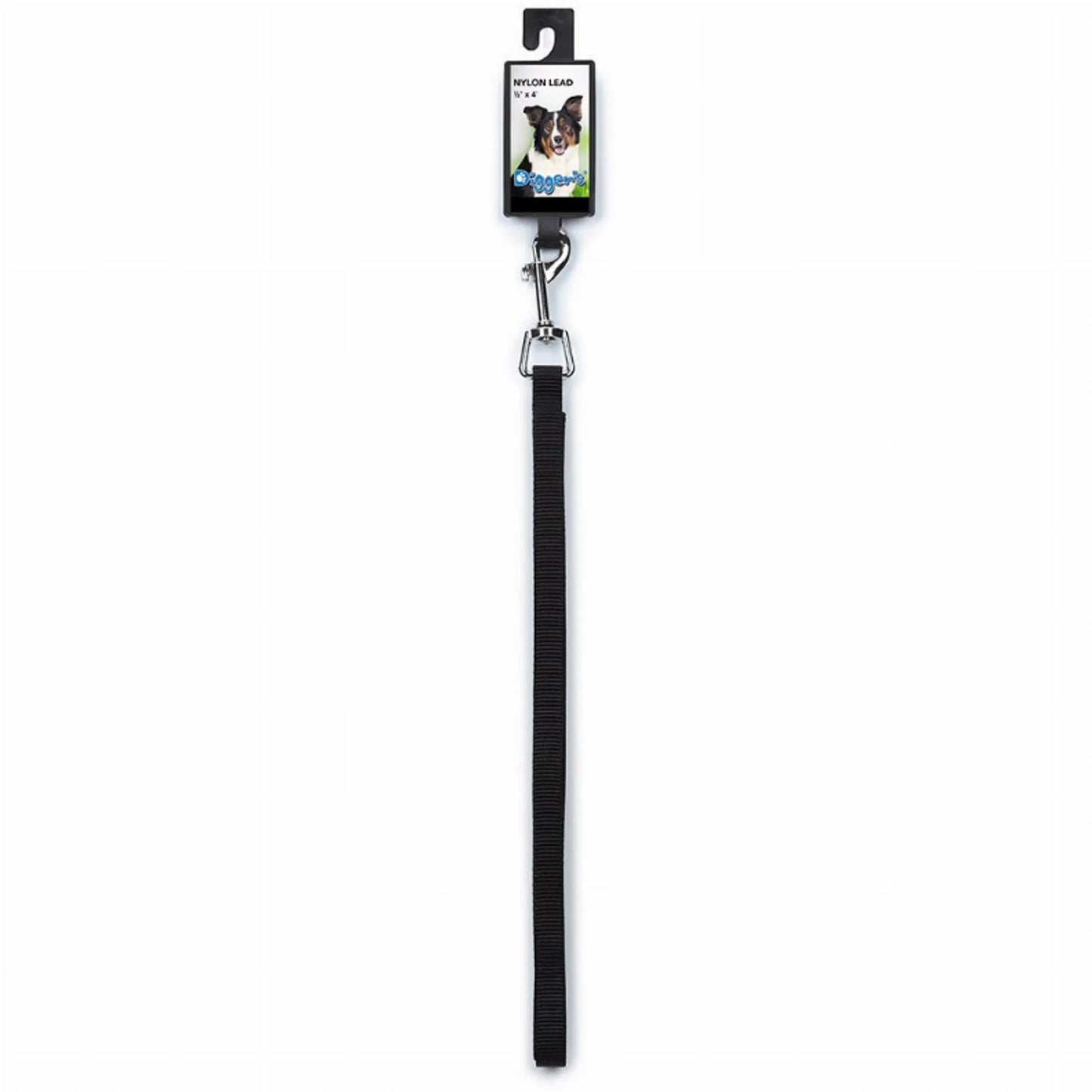 DGR 1/2in Nylon Lead 48in Black