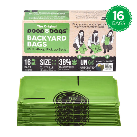 BIOBASED BACKYARD BAGS