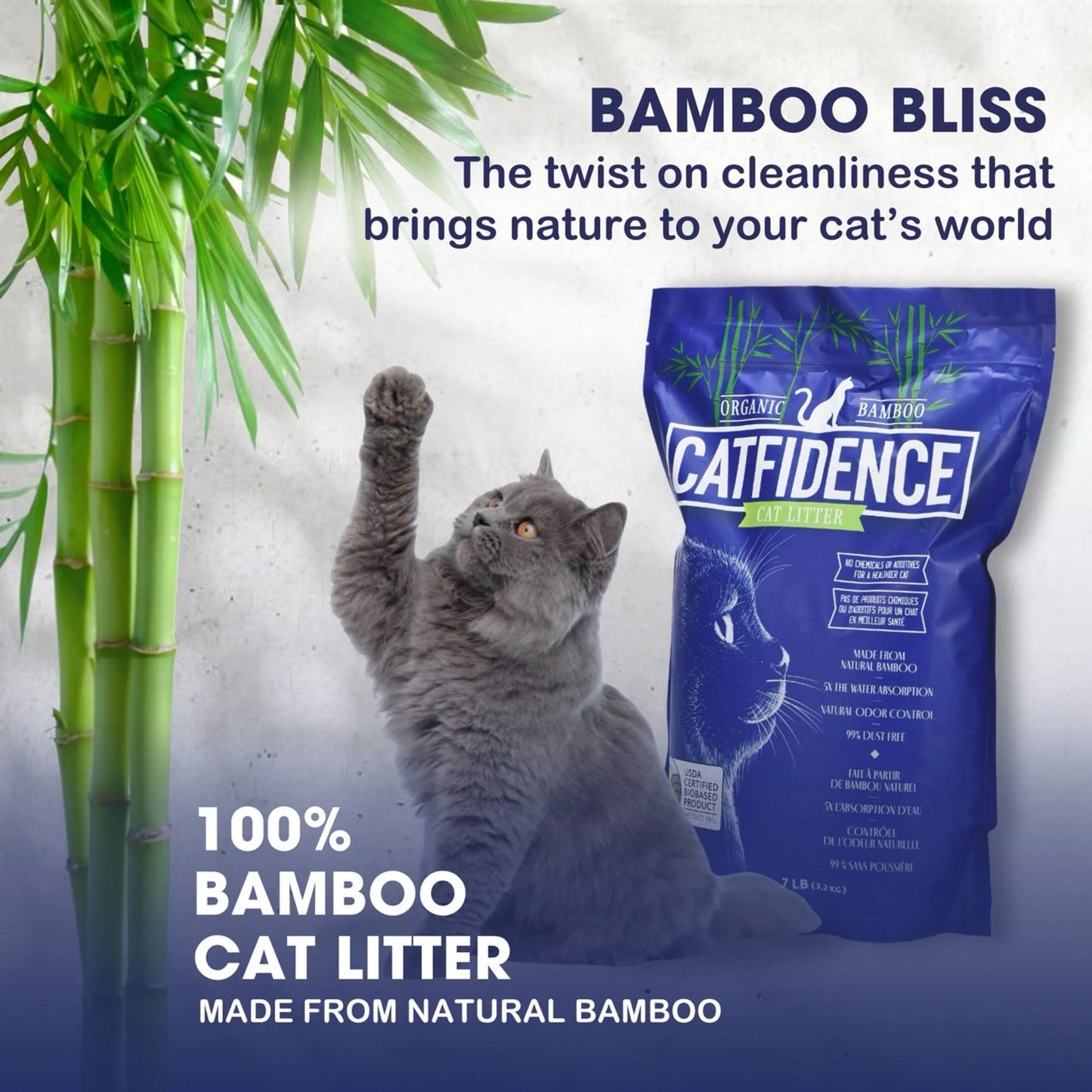 Catfidence Bamboo Cat Litter