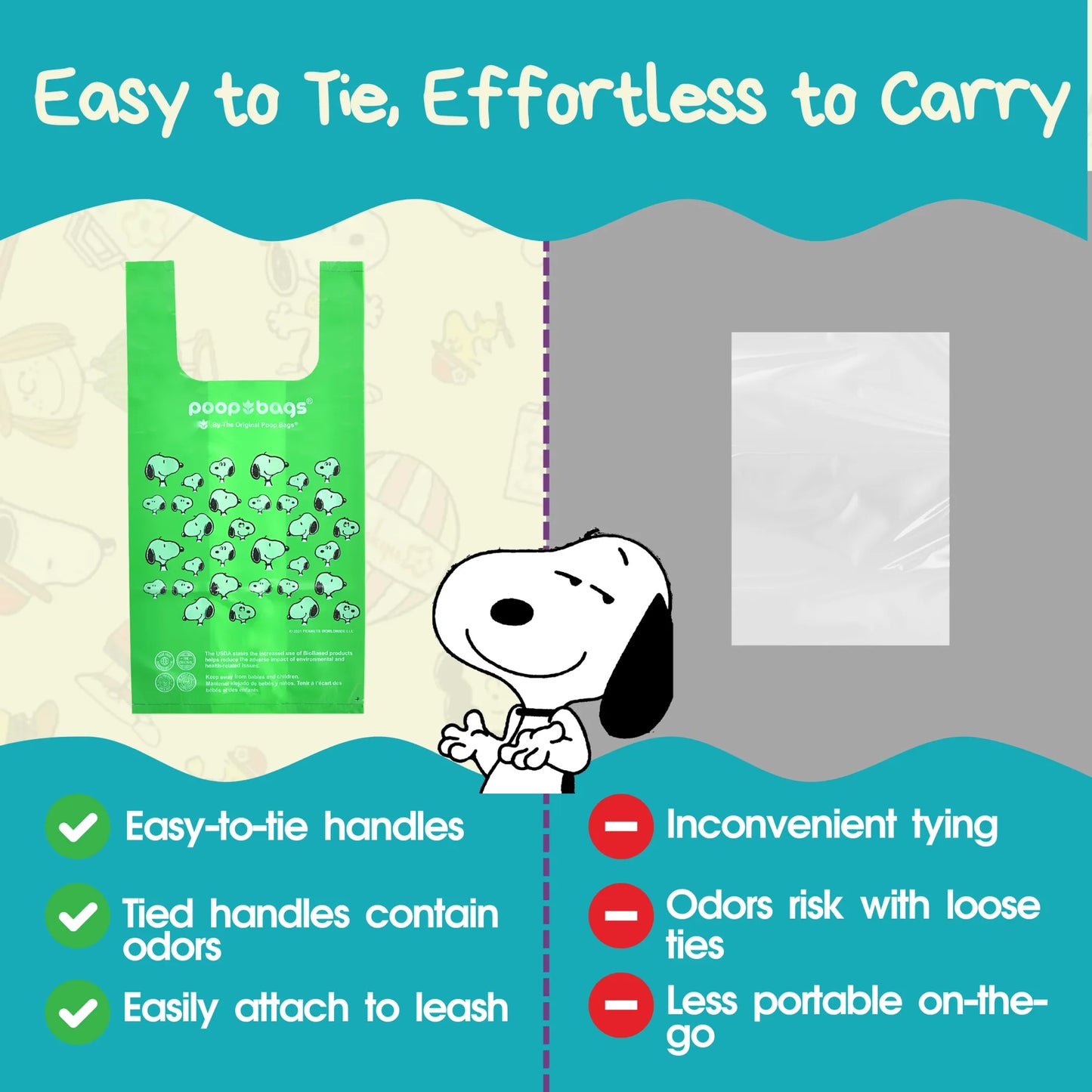 USDA Biobased Peanuts Handle Tie