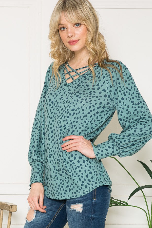 Light Sweater Knit Top