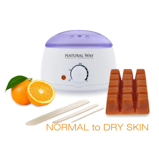 Natural Way Hard Wax: Face & Body Waxing |Hard Wax Warmer Kit