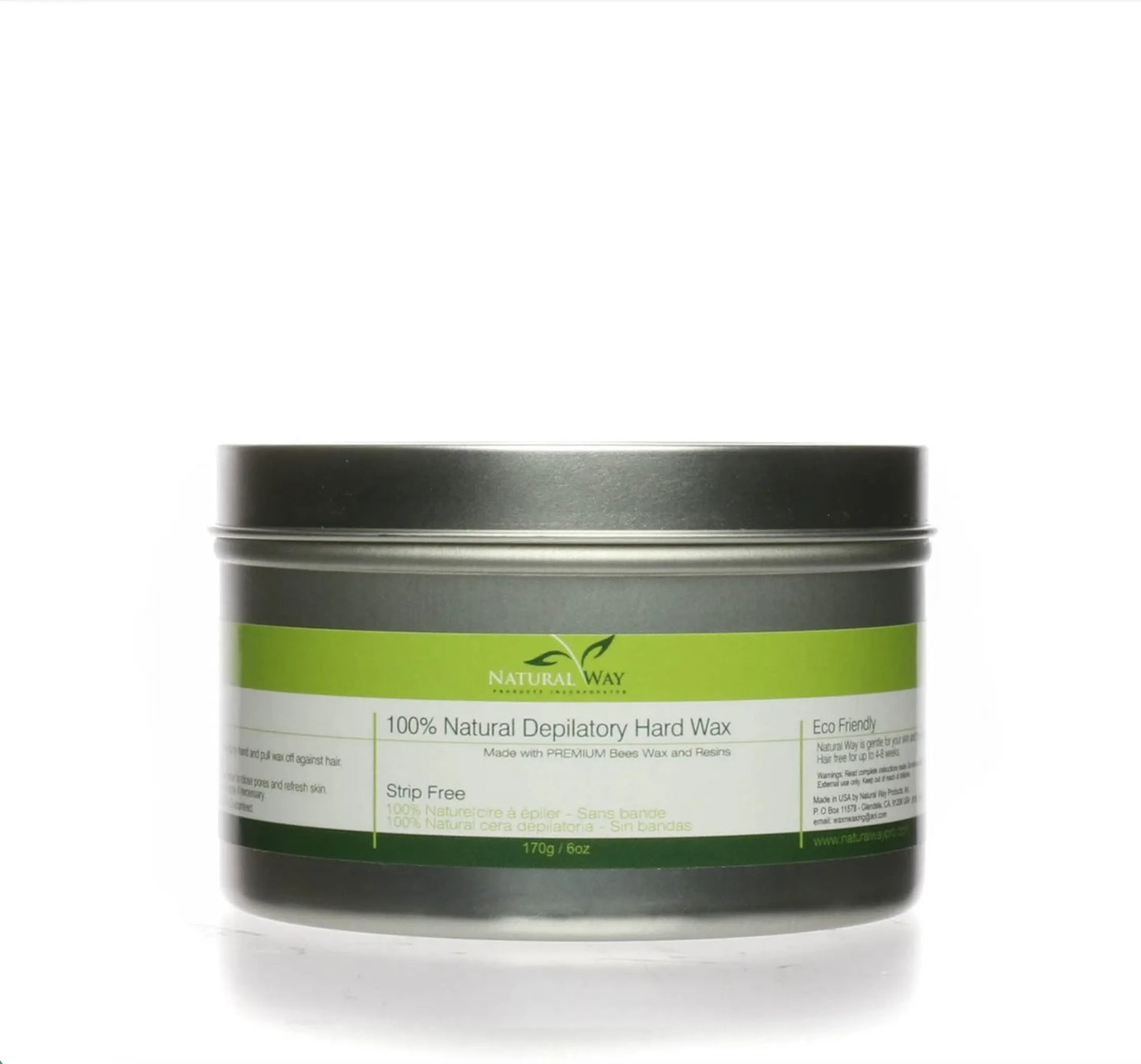 Natural Way Hard Wax: Face & Body Waxing Universal Can