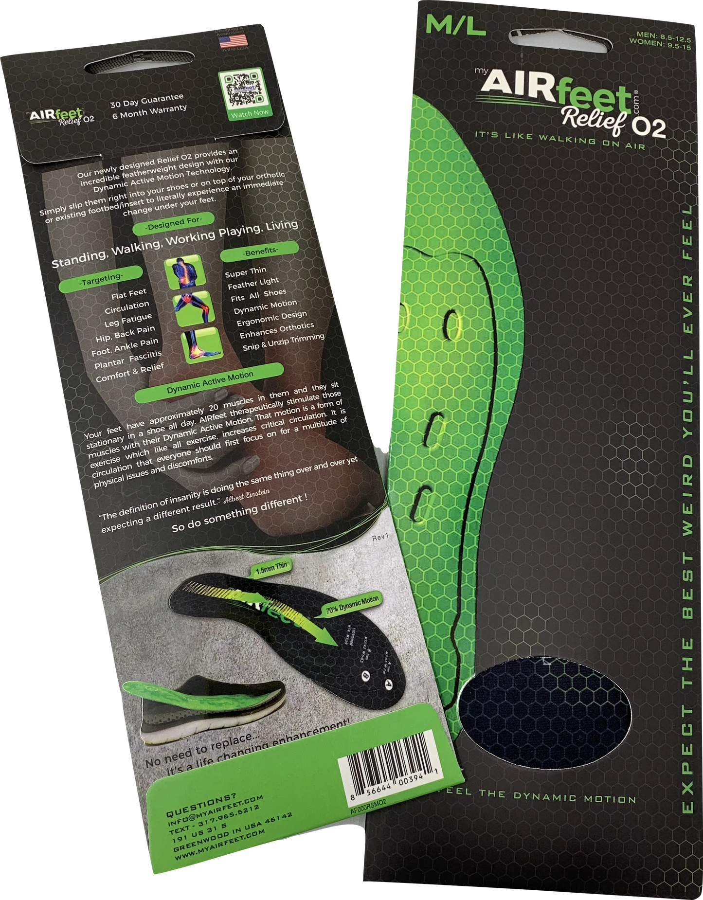 AIRfeet RELIEF O2 Insoles