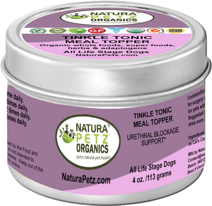 Tinkle Tonic Meal Topper* Urethral Blockage Support For Dogs And Cats*