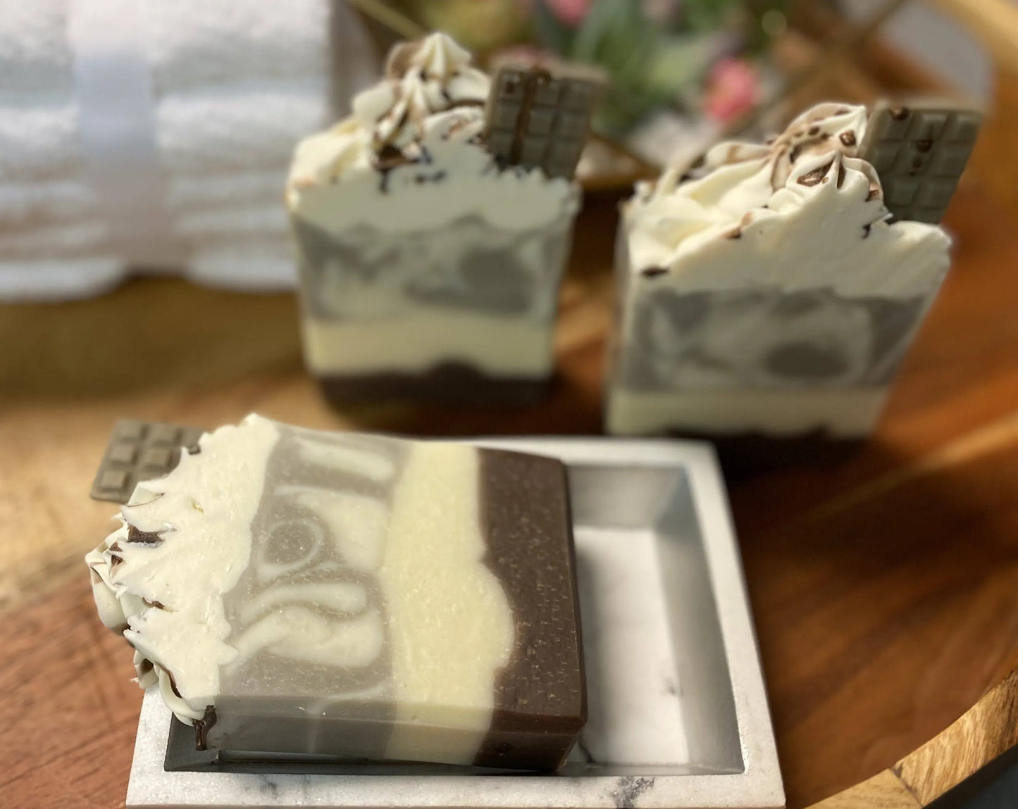 Chocolate Almond Soap Bar
