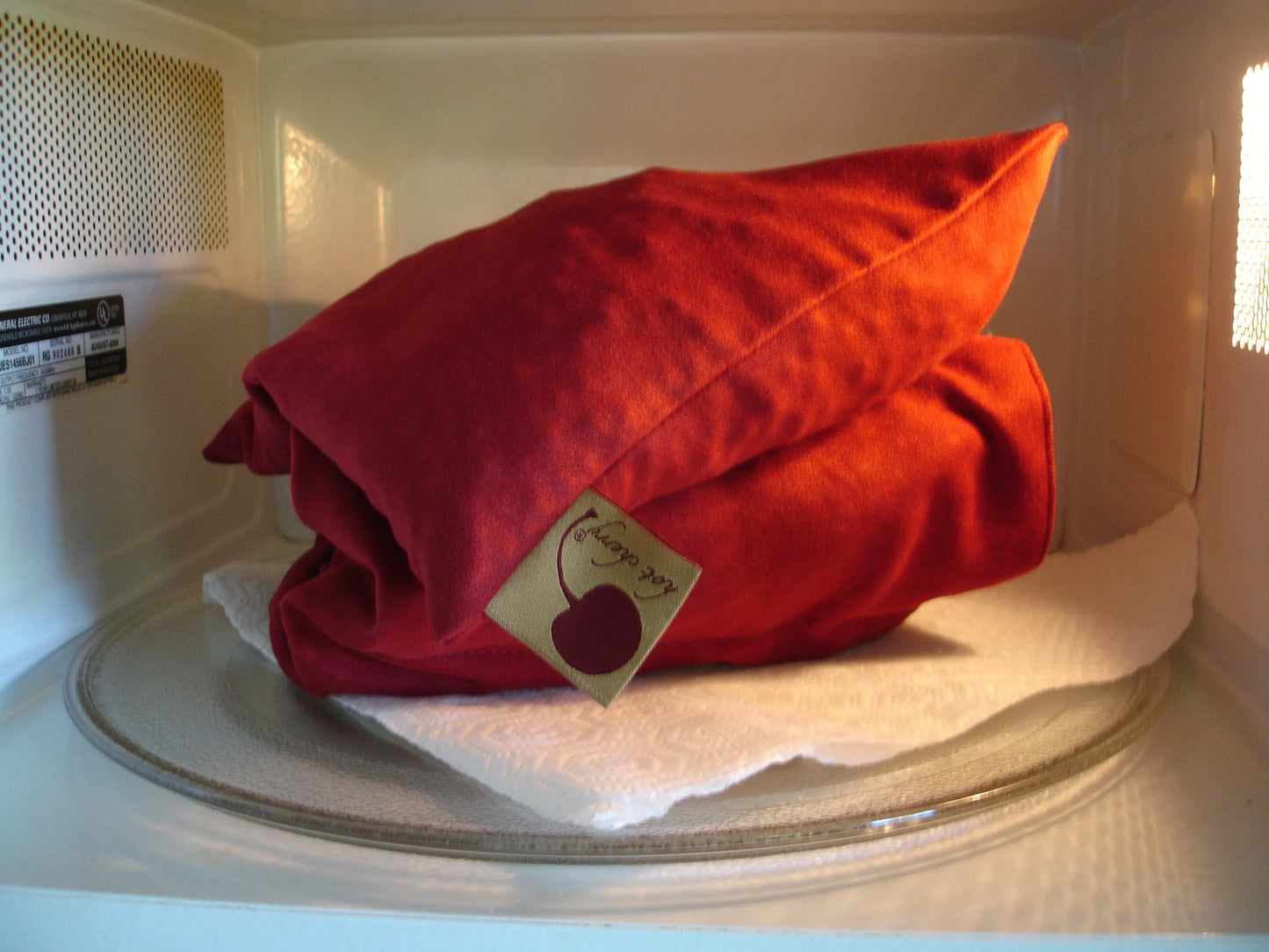 Hot Cherry Double Square Pillow