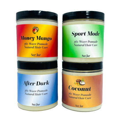 Non-Greasy Hair Styling Pomade For 360 Waves