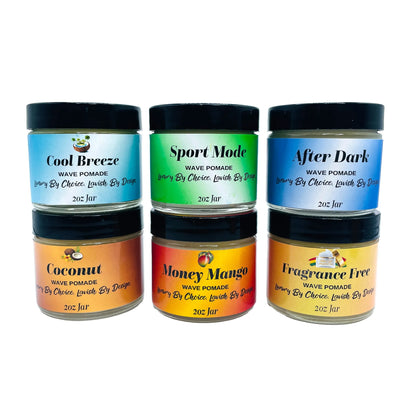Non-Greasy Hair Styling Pomade For 360 Waves