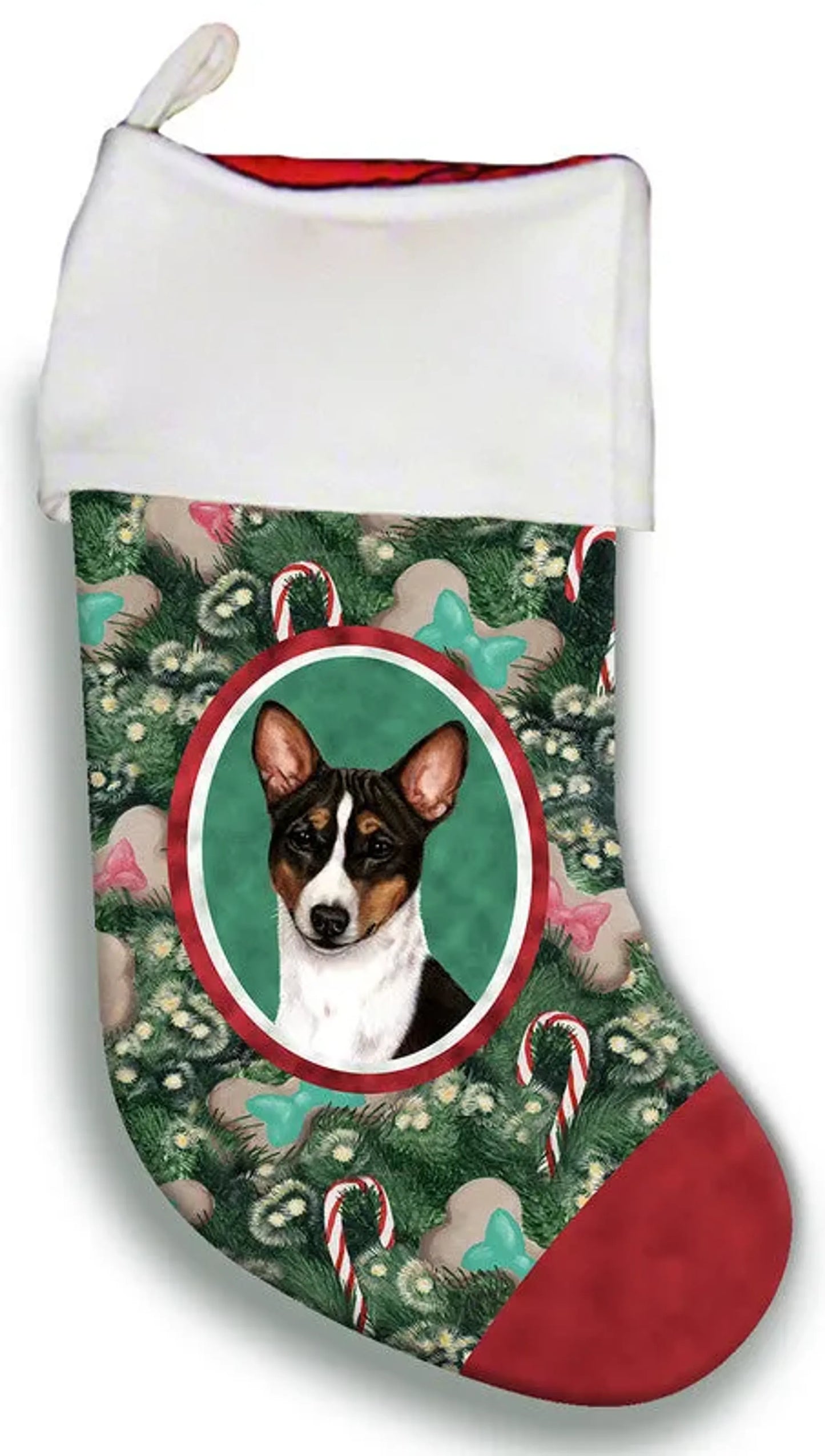 Basenji Tri  - Best of Breed Christmas Stocking