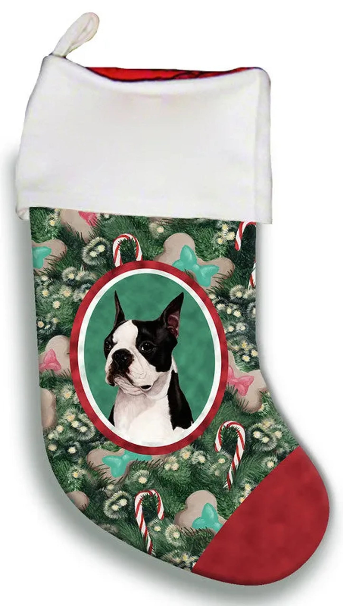 Boston Terrier - Best of Breed Christmas Stocking