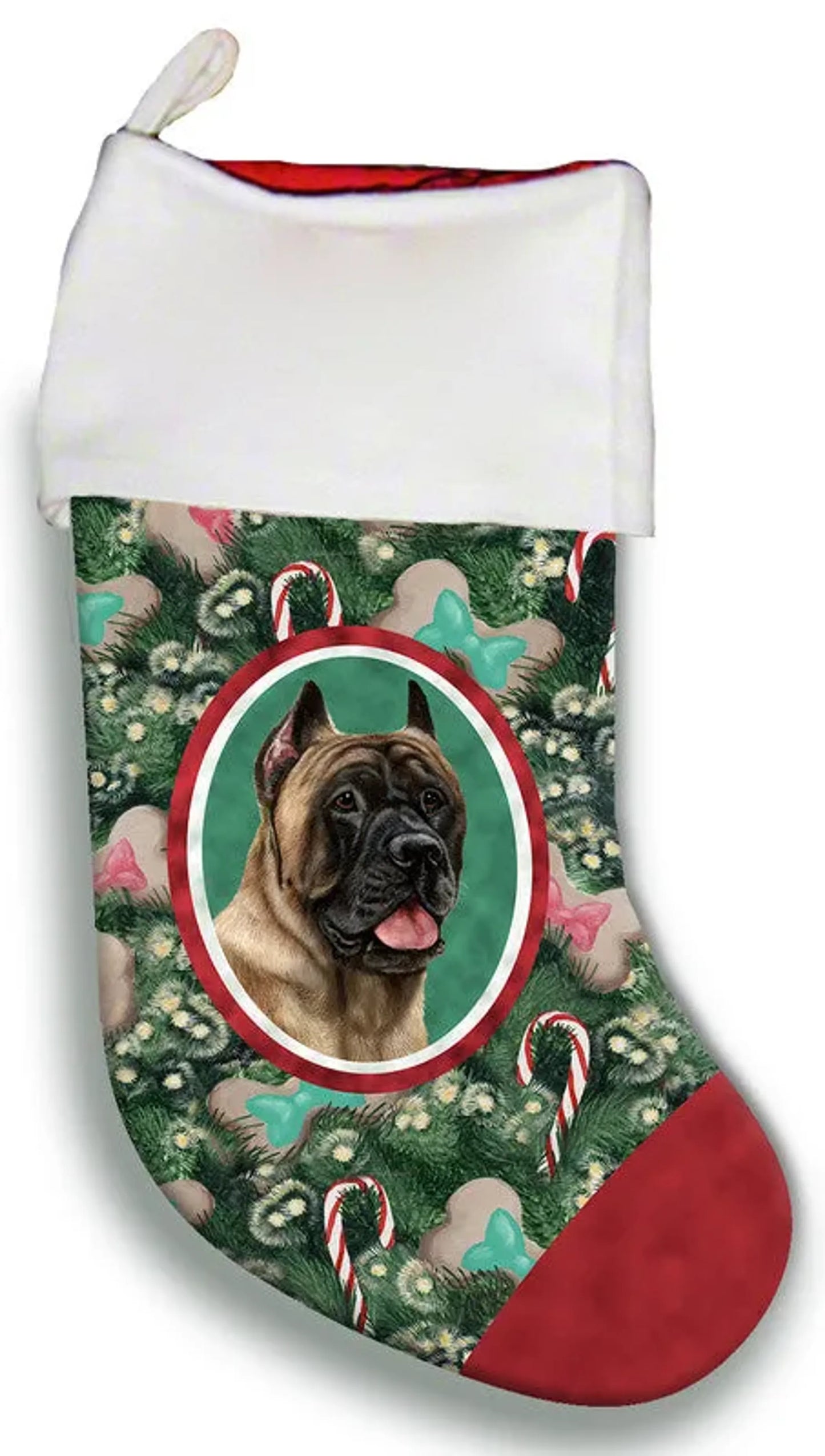 Cane Corso Fawn - Best of Breed Christmas Stocking