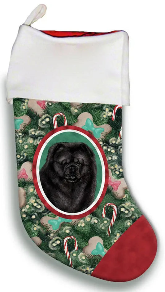 Chow Chow Black - Best of Breed Christmas Stocking