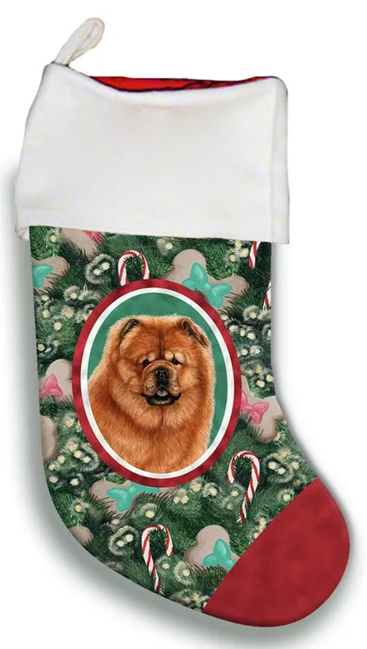 Chow Chow Red - Best of Breed Christmas Stocking