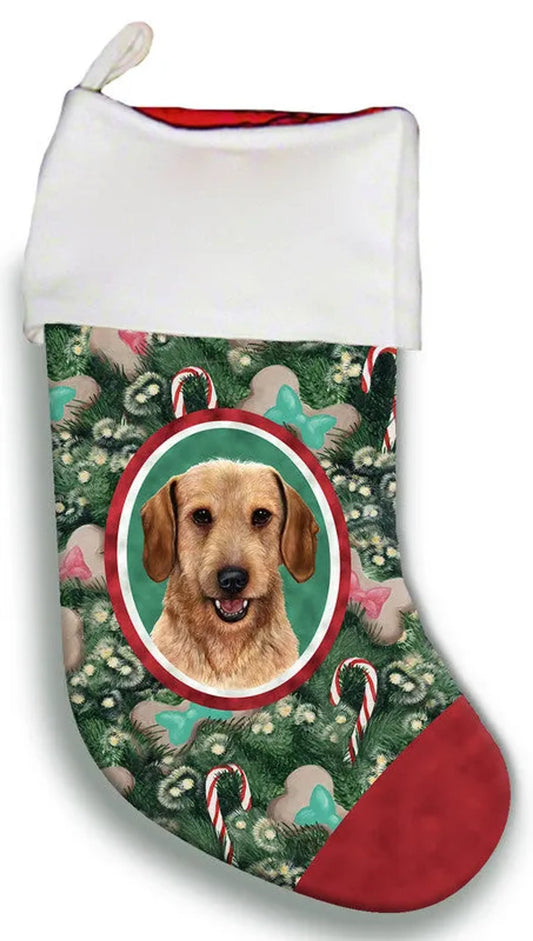Dachshund Wheaten Wirehair - Best of Breed Christmas Stocking