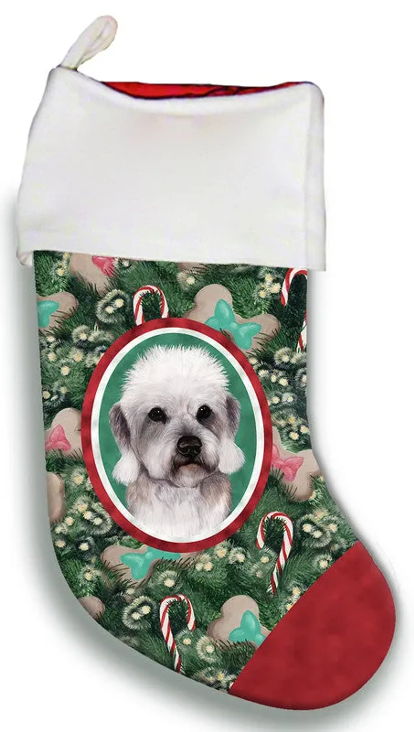 Dandi Dinmont Terrier Pepper - Best of Breed Christmas Stocking