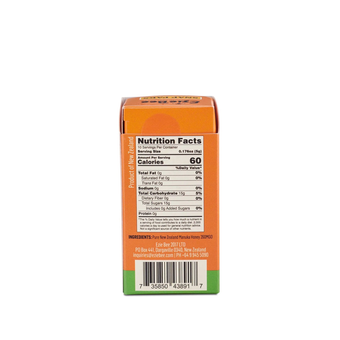 Manuka Honey 10+ 260MGO (Snap Packs)