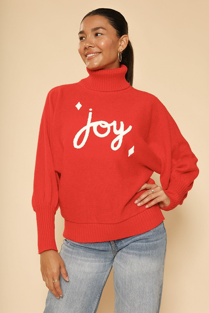 Turtleneck holiday sweater