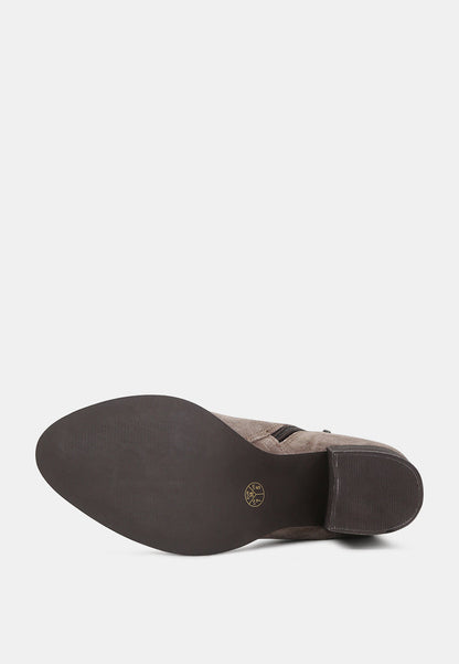 Bria Peep Toe Ankle Boots
