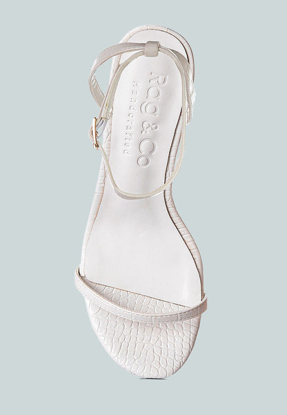Blondes Croc High Heeled Sandal