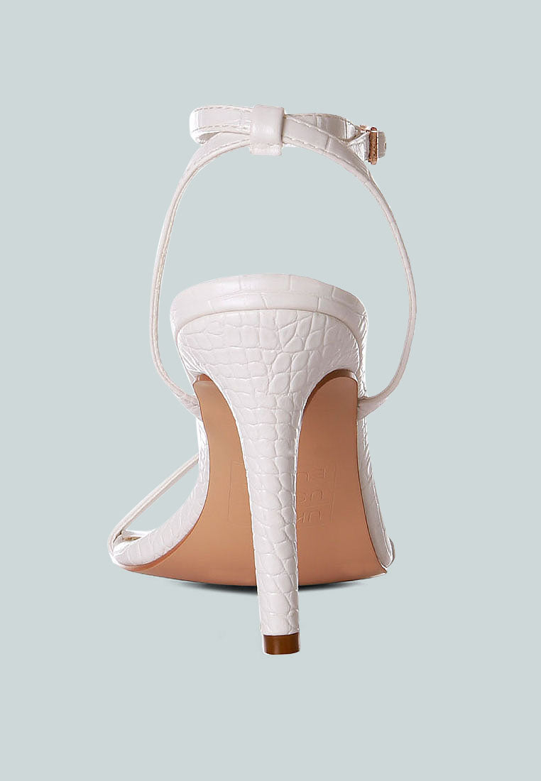 Blondes Croc High Heeled Sandal