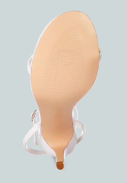 Blondes Croc High Heeled Sandal