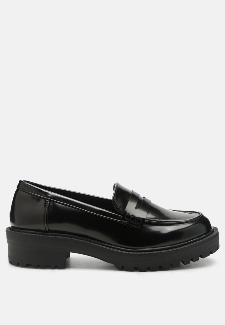 Jules Faux Leather Lug Loafers